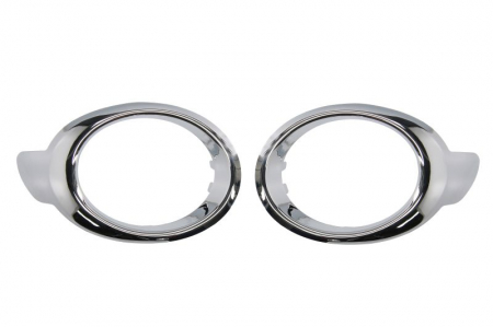 Elemente optice - Rama proiector fata stanga/dreapta 1 set, 2 buc., crom CITROEN BERLINGO 2 II PEUGEOT PARTNER 2 II intre 2012-2015