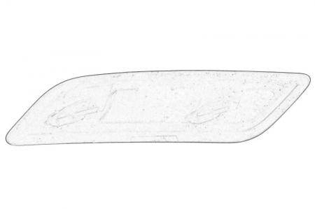 Reflector Inferior/Spate Dreapta potrivit FORD FOCUS II, FOCUS II/KOMBI, S-MAX; FORD USA FOCUS 07.04-12.14 [1]