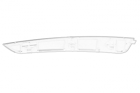 Reflector spate stanga potrivit SKODA FABIA III, Hatchback 03.18-06.21 [1]