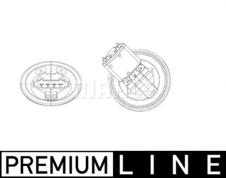 Regulator trepte ventilator habitaclu  AUDI A2; SEAT CORDOBA, IBIZA III, IBIZA IV, IBIZA IV ST; SKODA FABIA I, FABIA I PRAKTIK, FABIA II, ROOMSTER; VW FOX, POLO 1.0-2.0D dupa 1999