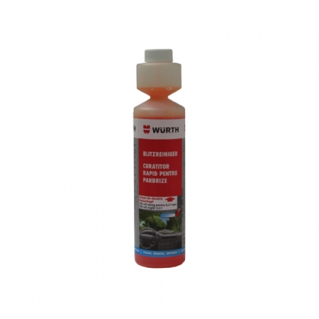 Lichid de vara pentru curatarea rapida a parbrizelor Wurth, 250 ml