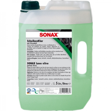 Ulei Lichide tehnice - Solutie pentru curatarea geamurilor Sonax, 5 L