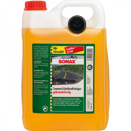 Lichid parbriz anti insecte, cu miros de lamaie Sonax, diluat, 5L