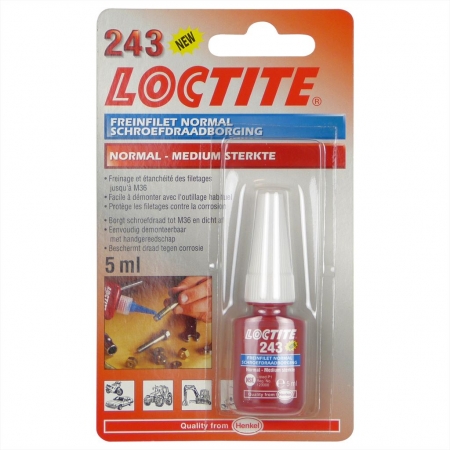 Solutii tehnice - Blocator suruburi Loctite 243, 5 ml
