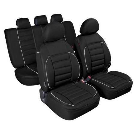 Huse - Set huse scaun auto Lampa De-Luxe Sport Edition, Negru