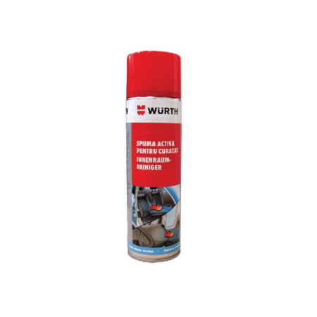 Ulei Lichide tehnice - Spuma activa pentru curatat interior vehicul Wurth, 500 ml
