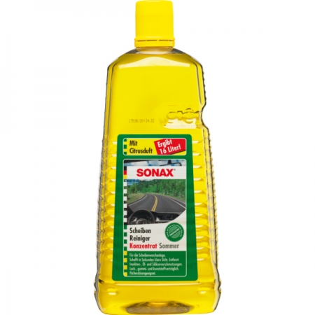 Ulei Lichide tehnice - Solutie de spalat parbriz Sonax, concentratie 1:7, miros de lamaie, 2L