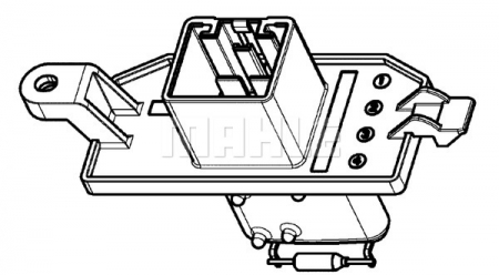 Ventilator habitaclu - Rezistenta ventilator habitaclu FORD B-MAX, C-MAX II, ECOSPORT, FOCUS III, GRAND C-MAX, KUGA II, TOURNEO COURIER B460, TOURNEO CUSTOM V362, TRANSIT V363 1.0-Electric dupa 2010
