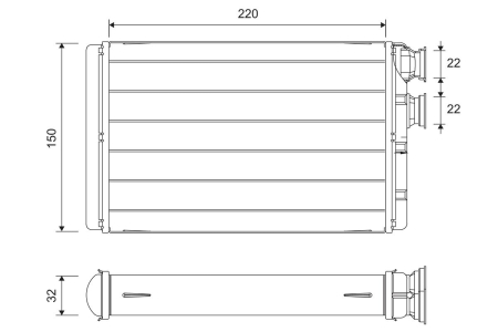 Schimbator caldura incalzire habitaclu - Schimbător caldura habitaclu potrivit BMW 5 (G30, F90), 5 (G31), 6 GRAN TURISMO (G32), 7 (G11, G12), 8 (G14, F91), 8 (G15, F92), 8 GRAN COUPE (G16, F93); ROLLS-ROYCE CULLINAN, GHOST II 1.6-6.75 dupa 2