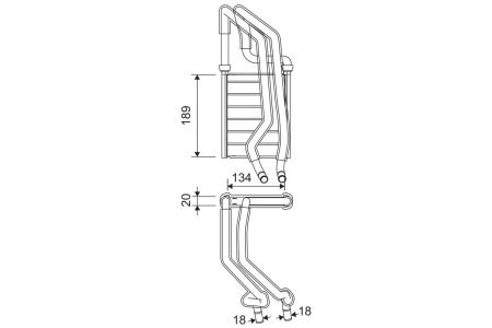 Schimbător caldura habitaclu potrivit LAND ROVER DISCOVERY V, RANGE ROVER IV, RANGE ROVER SPORT II 2.0-5.0 dupa 2012 [1]