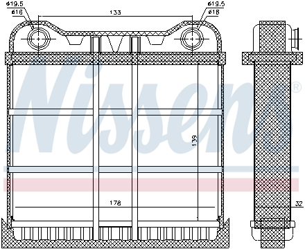 Piese Auto - Schimbator caldura incalzire habitaclu (138x178x32) AUDI A8 2.5D-6.0 intre 1994-2002