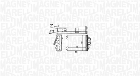 Schimbator caldura incalzire habitaclu potrivit FIAT 500, 500 C, PANDA, PANDA/HATCHBACK; FORD KA 0.9-1.4CNG 09.03- [1]