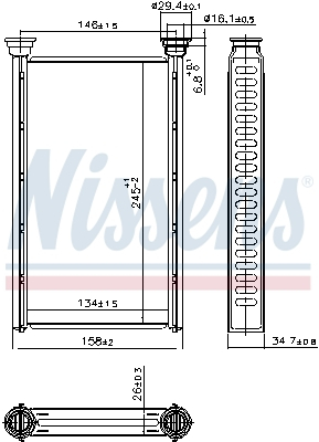 Schimbator caldura incalzire habitaclu - Schimbator caldura incalzire habitaclu potrivit MERCEDES AMG GT (X290), C (A205), C (C205), C T-MODEL (S205), C (W205), CLS (C257), E (A238), E ALL-TERRAIN (S213), E (C238), E T-MODEL (S213), E (W213)