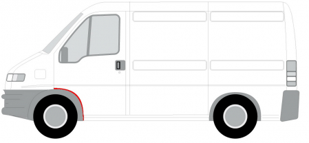 Segment reparatie potrivit FIAT DUCATO 1994-2001 - aripa dreapta fata [1]