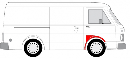 Segment reparatie aripa dreapta VW LT 28-35 I intre 1975-1996 [1]