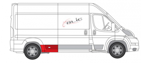 Segment reparatie aripa fata dreapta potrivit CITROEN JUMPER; FIAT DUCATO; PEUGEOT BOXER 04.06-08.14 [1]