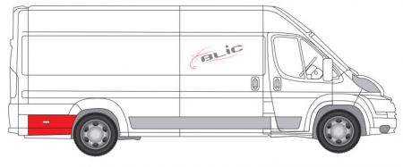 Segment reparatie aripa fata dreapta potrivit CITROEN JUMPER; FIAT DUCATO; PEUGEOT BOXER 04.06-08.14 [1]