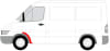 Segment reparatie aripa fata stanga partea din spate MERCEDES SPRINTER; VW LT intre 1995-2006 [2]