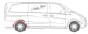 Segment reparatie aripa spate partea dreapta, aripa MERCEDES VIANO W639, VITO / MIXTO W639, VITO W639 dupa 2003 [1]