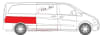 Segment reparatie aripa spate potrivit MERCEDES VIANO W639, VITO / MIXTO W639, VITO W639 dupa 2003 - partea dreapta superioara, varianta lunga [1]