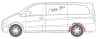 Segment reparatie aripa spate partea stanga, aripa MERCEDES VIANO W639, VITO / MIXTO W639, VITO W639 dupa 2003 [1]