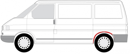 Segment reparatie aripa spate stanga VW TRANSPORTER IV intre 1990-2003 [1]