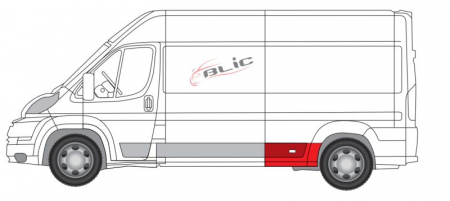 Segment reparatie aripa stanga potrivit CITROEN JUMPER; FIAT DUCATO; PEUGEOT BOXER 2006-2014 [1]