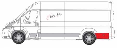 Segment reparatie aripa stanga potrivit CITROEN JUMPER; FIAT DUCATO; PEUGEOT BOXER 2006-2014 [1]