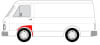 Segment reparatie aripa stanga VW LT 28-35 I intre 1975-1996 [2]