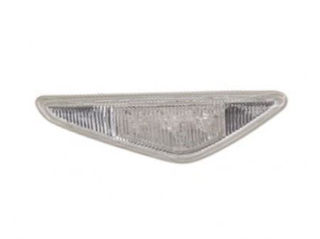 Semnalizator - Semnalizator fata Dreapta potrivit BMW 3 (E46), X3 (E83) 1.6-3.2 1997-2011 dupa 1998 (alb, LED)
