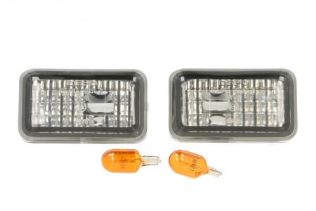 Semnalizator - Semnalizator fata stanga/dreapta (fumuriu/transparent) potrivit AUDI 100 C4, 80 B4, A6 C4; VW GOLF II, JETTA II 01.84-12.97