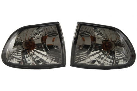 Semnalizator - Semnalizator fata stanga/dreapta potrivit BMW 7 E38 1994-1998 (gri/transparent, set)