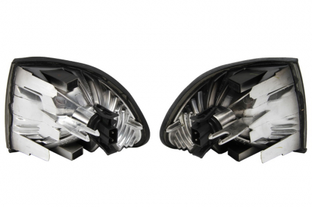 Semnalizator fata stanga/dreapta potrivit BMW 7 E38 1994-1998 (gri/transparent, set) [1]