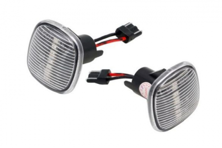 Semnalizator lampa lateral stanga/dreapta transparent, LED, dinamic potrivit AUDI A3, A4 B5, A8 D2; SEAT IBIZA II; SKODA FABIA I, FABIA II, OCTAVIA I, RAPID, ROOMSTER 1.0-6.0 1993-2019 [0]
