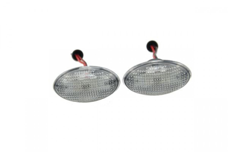 Semnalizator - Semnalizator lampa lateral stanga/dreapta transparent, LED potrivit MINI R50, R53, R52 1.4D/1.6 2001-2008