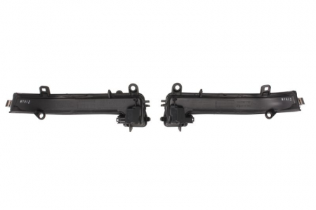 Semnalizator lateral oglinda stanga/dreapta LED, negru versiune, dinamic, set BMW Seria 1 F20, F21, 2 F22, F23, F87, 3 F30, F31, F80, 4 F32, F33, F82, F83, X1 F48 dupa 2010 [3]
