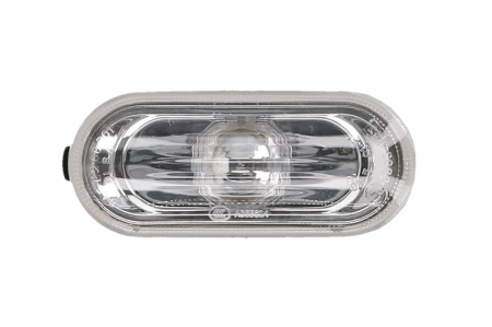 Semnalizator - Semnalizator lateral stanga/dreapta transparent, cu insert argintiu SEAT AROSA, LEON 1M, TOLEDO 2 II 1M VW BORA, CADDY 2 II, GOLF 4 IV, LUPO, PASSAT B5, PASSAT B5 FL, POLO 3 III 6N1, POLO 3 III 6N2 in
