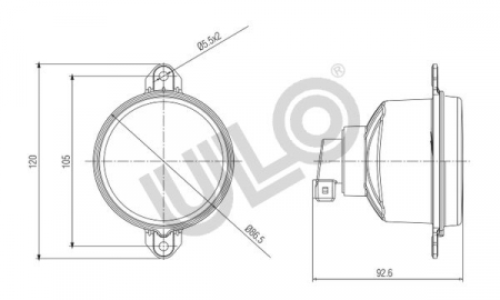 Semnalizator stanga/dreapta (glass colour: transparent, PY21W) potrivit FORD CARGO dupa 2016 [1]