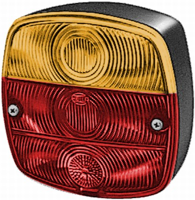 Semnalizator - Semnalizator universal cu lumini frana (culoare sticla: portocaliu/rosu)
