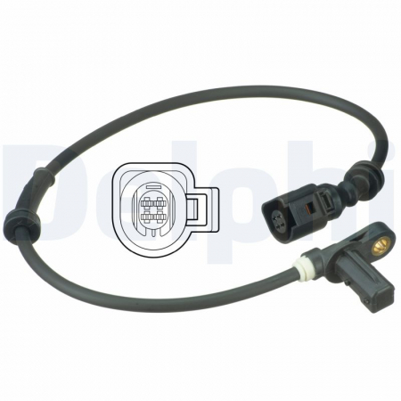 Senzor ABS Fata Dreapta/Stanga potrivit FORD GALAXY I, GALAXY MK I; SEAT ALHAMBRA; VW SHARAN 1.8-2.8 03.95-03.10 [1]