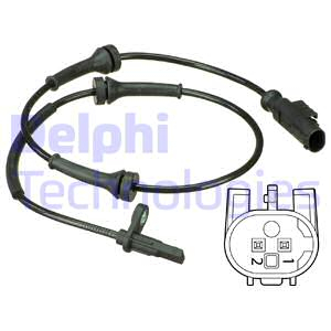 Franare - Senzor ABS spate potrivit ABARTH 500 / 595 / 695, 500C / 595C / 695C; FIAT 500, 500 C; FORD KA 0.9-1.4 dupa 2007