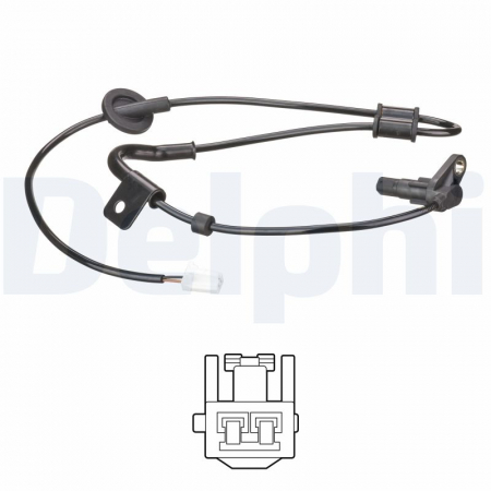 Senzor ABS Spate Dreapta potrivit HYUNDAI COUPE II, TIBURON 1.6/2.0/2.7 01.01-08.09