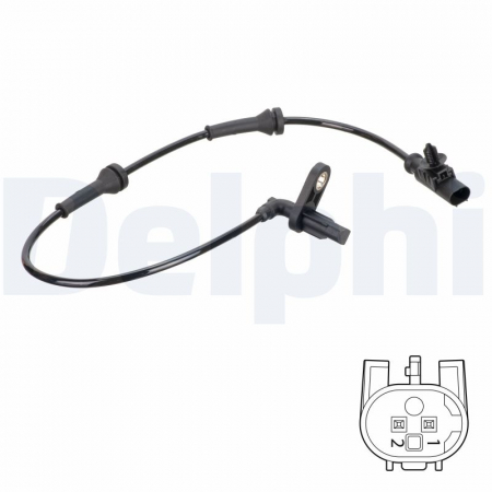 Senzor ABS Spate Dreapta potrivit NISSAN MICRA C+C III, MICRA III, NOTE 1.0-1.6 dupa 2003 [2]