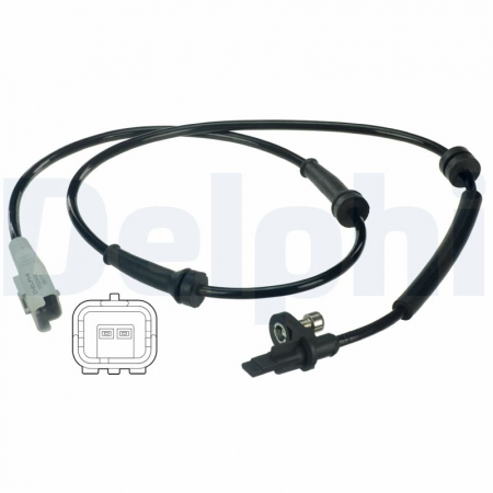 Senzor ABS Spate Dreapta/Stanga potrivit CITROEN BERLINGO, BERLINGO MULTISPACE, BERLINGO/MINIVAN, C4 GRAND PICASSO I, C4 PICASSO I; PEUGEOT 5008, 5008 I, PARTNER 1.2-Electric 10.06- [2]