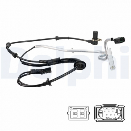 Senzor ABS Spate Stanga potrivit VW PASSAT B5, PASSAT B5.5 1.6-4.0 08.96-05.05 [2]