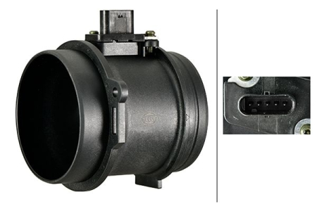 Electrica - Senzor debit aer potrivit AUDI A4 ALLROAD B9, A4 B9, A5, A6 ALLROAD C7, A6 ALLROAD C8, A6 C7, A6 C8, A7, A8 D5, Q5, Q7, Q8; VW AMAROK, TOUAREG 3.0D/3.0DH/4.0DH dupa 2012 (5 pin, modul)