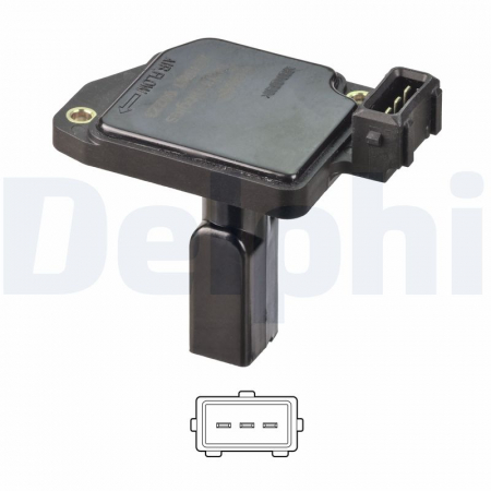Senzor debitmetru (3 pin) potrivit AUDI A4 B5, A6 C5, A8 D2; VW PASSAT B5 2.4/2.8 04.96-01.05 [2]