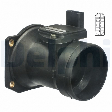 Senzor debitmetru potrivit AUDI A3, A4 B5, A4 B6, A4 B7, Q5; SEAT CORDOBA, EXEO, EXEO ST, LEON, TOLEDO II; SKODA OCTAVIA I, SUPERB I; VW BORA, BORA I 1.6-3.2 1994-2012 - (4 pin, modul) [2]