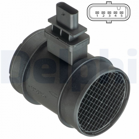 Senzor debitmetru potrivit OPEL ASTRA H, ASTRA H CLASSIC, ASTRA H GTC, ASTRA H/KOMBI, CORSA D, ZAFIRA B, ZAFIRA B/MINIVAN 1.7D dupa 2006 - (5 pin, modul) [2]