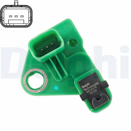 Electrica - Senzor impulsuri arbore cotit potrivit DS DS 3, DS 3 / DS 3, DS 4, DS 4 II, DS 5, DS 7; CITROEN BERLINGO, BERLINGO MULTISPACE, BERLINGO/MINIVAN, C3 AIRCROSS II, C3 II, C3 III 1.5D/1.6D 04.08-